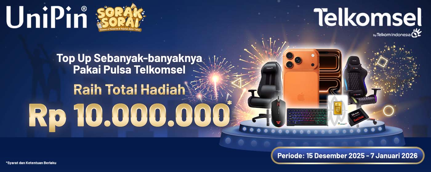 Rayakan Akhir Tahun Bersama Telkomsel! Ambil Hadiah Total Rp10.000.000!